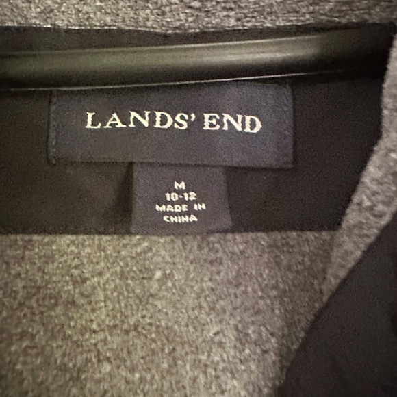 Lands End fleece lined jacket M - Picture 3 of 4